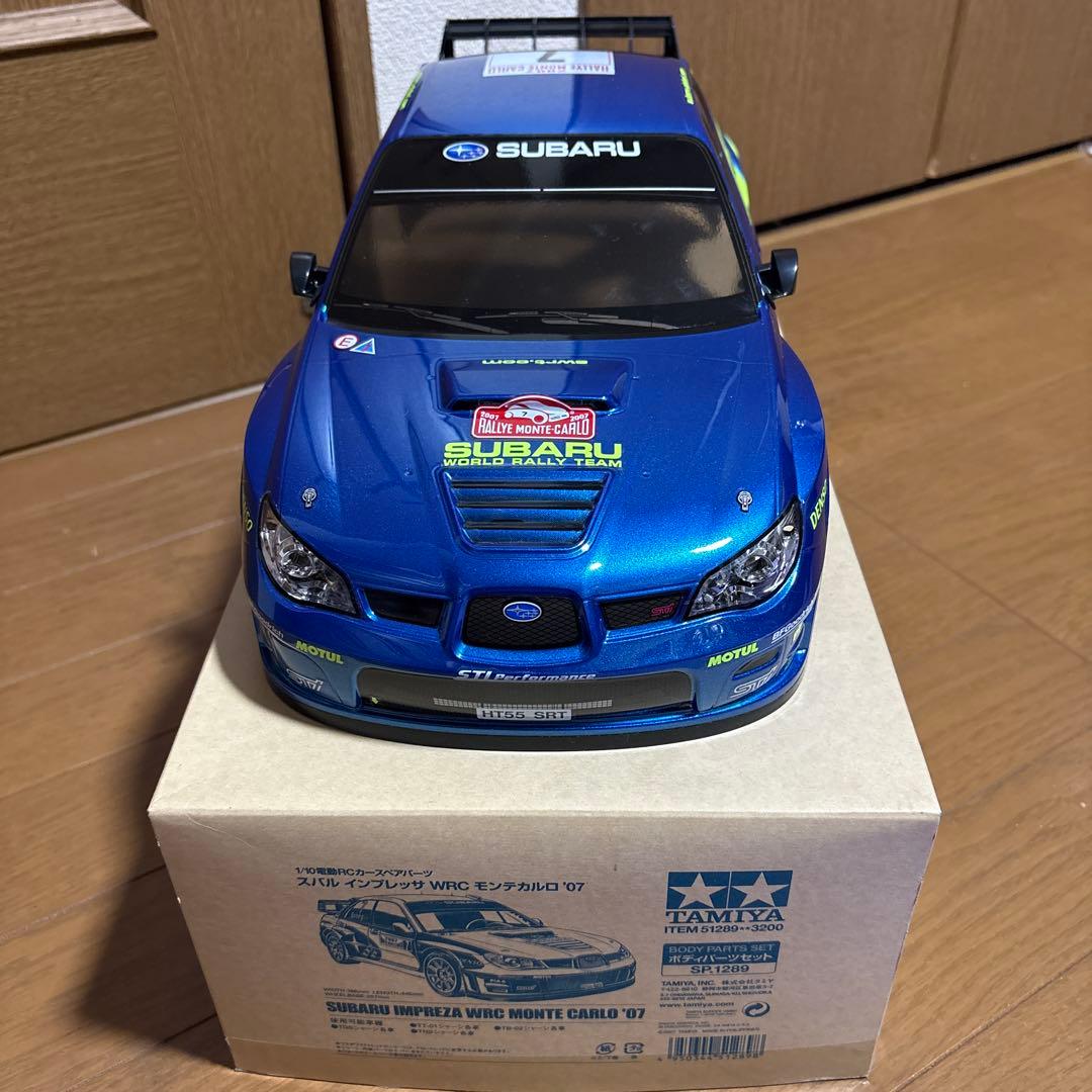 SUBARU インプレッサ WRC モンテカルロ '07 1/10 ボディ新品！ タミヤ 電動RCカーシリーズ 1/10RC スバル インプレッサ WRC