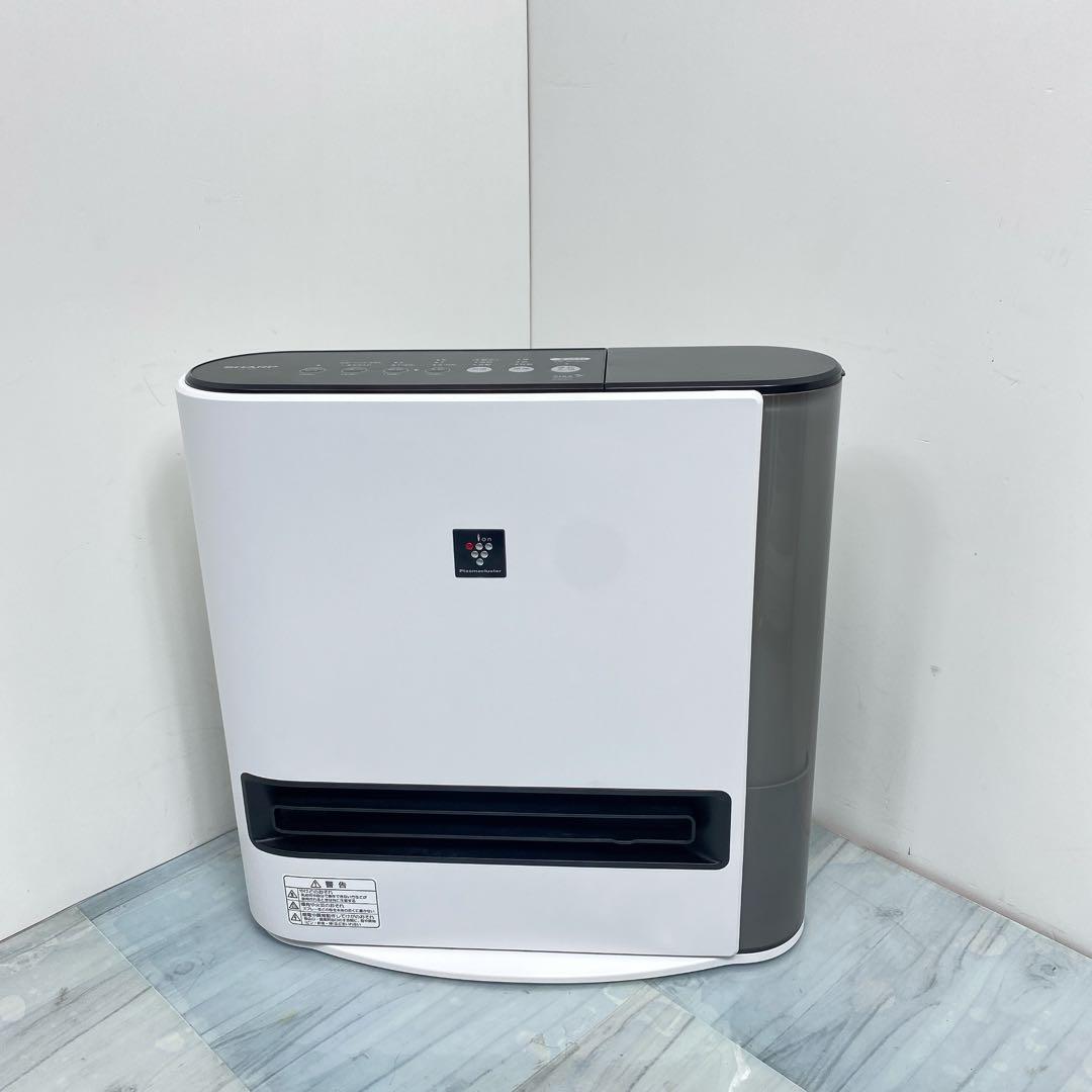 SHARP HX-RK12-W セラミックファンヒーター　2023年製 シャープ HX-RK12 加湿セラミックファンヒーター 1200W ブラウン系