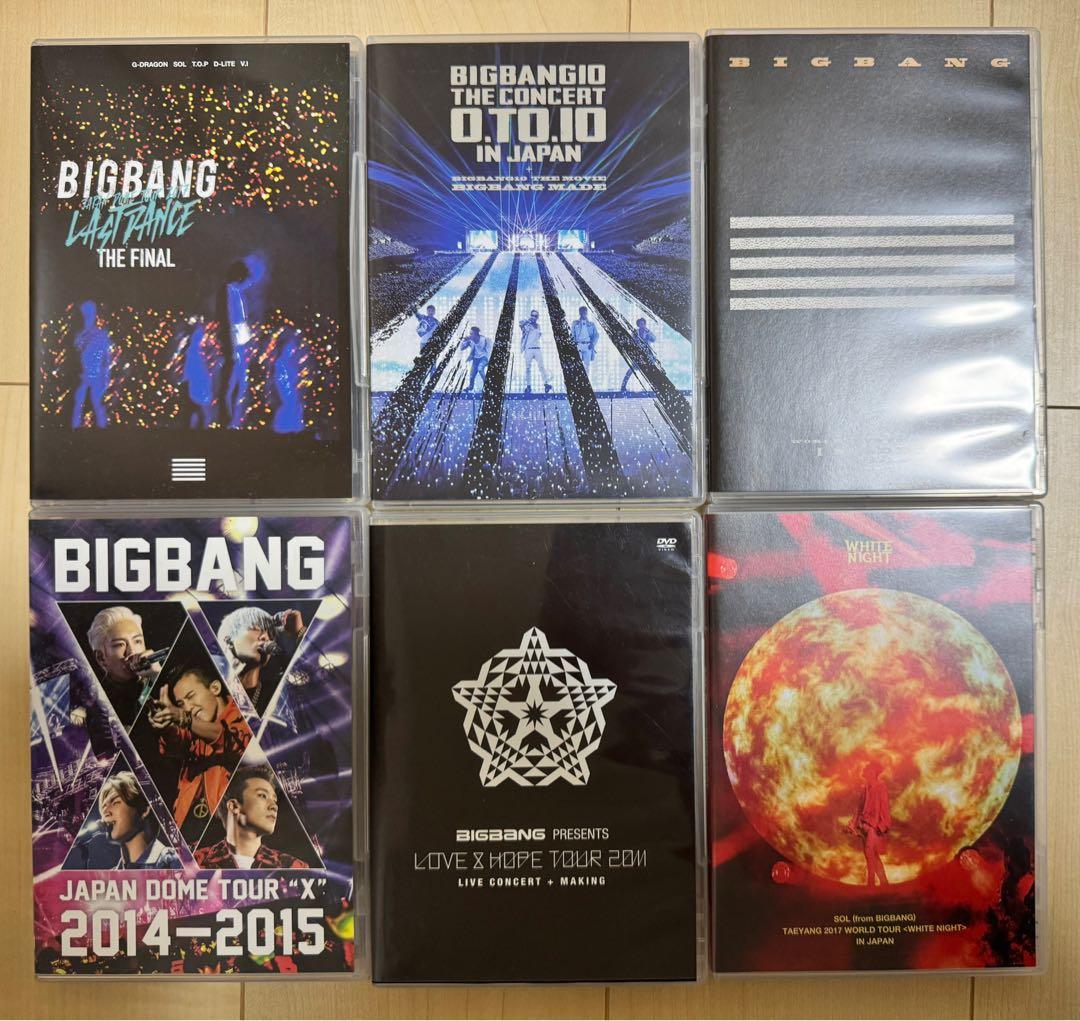 BIGBANG DVD まとめ売り 計5点おまけSOL LIVE DVD K-POP DVD】BIGBANG MADE THE FULL ALBUM COUNTDOWN V LIVE☆(2016.12