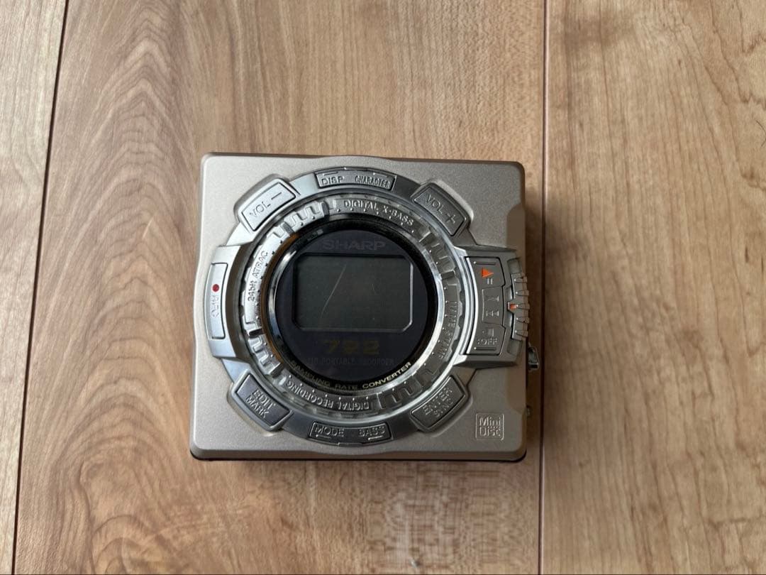 SHARP MD-S722 ポータブルMDプレーヤー レコーダー