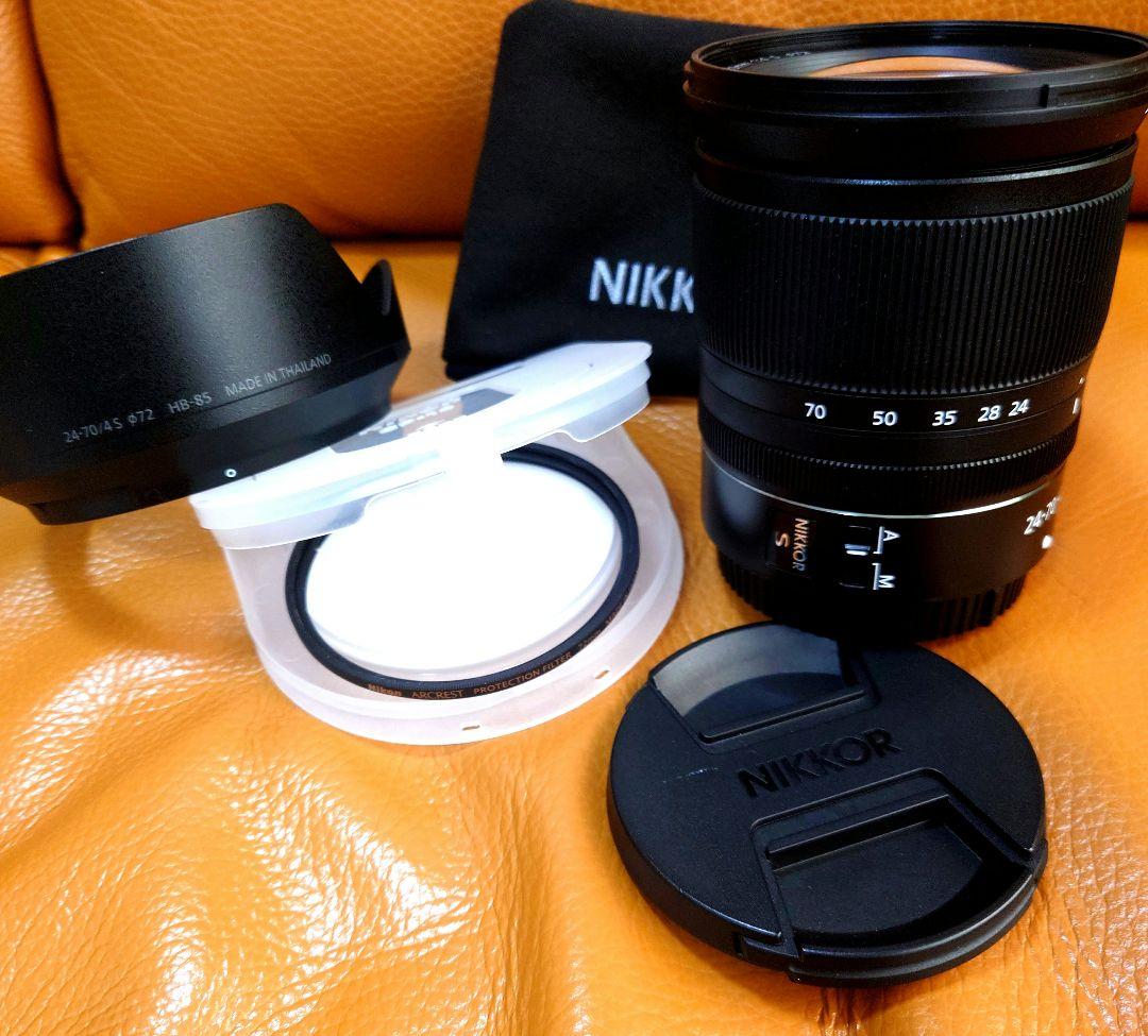 極上 Z 24-70mm f/4 S 純正保護アルクレスト AR-PF72付 極上 Z 24-70mm f/4 S 純正保護アルクレスト AR-PF72付 極上 Z 24-70mm