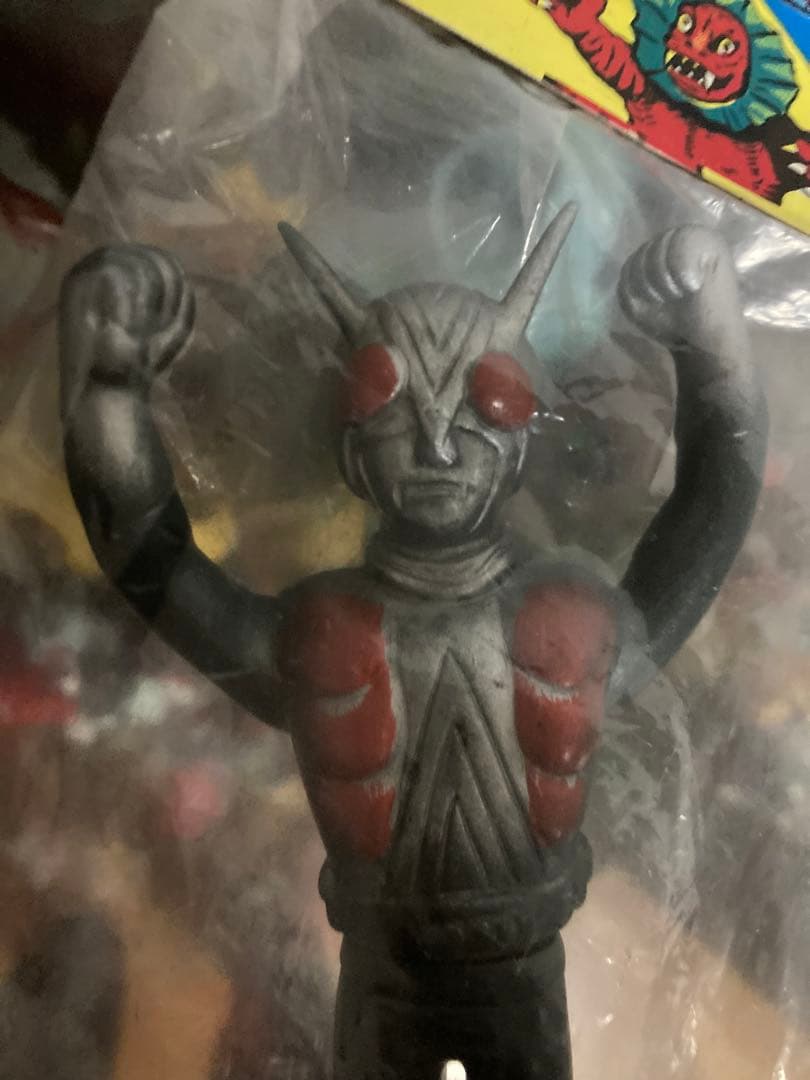☆突き指さん限定☆無版権仮面ライダーライダーマン パチ デッドストック品