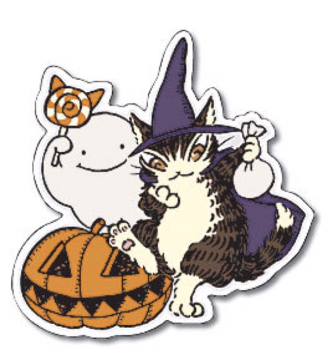 わちふぃーるど:ダヤン☆ステッカー ハッピーハロウィン - メルカリ