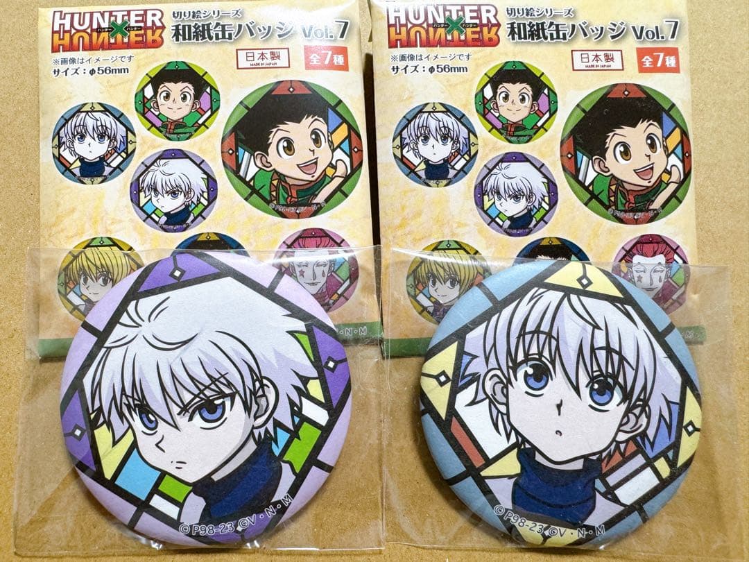 HUNTER×HUNTER ハンターハンター 和紙缶バッジ Vol.7 キルア - メルカリ