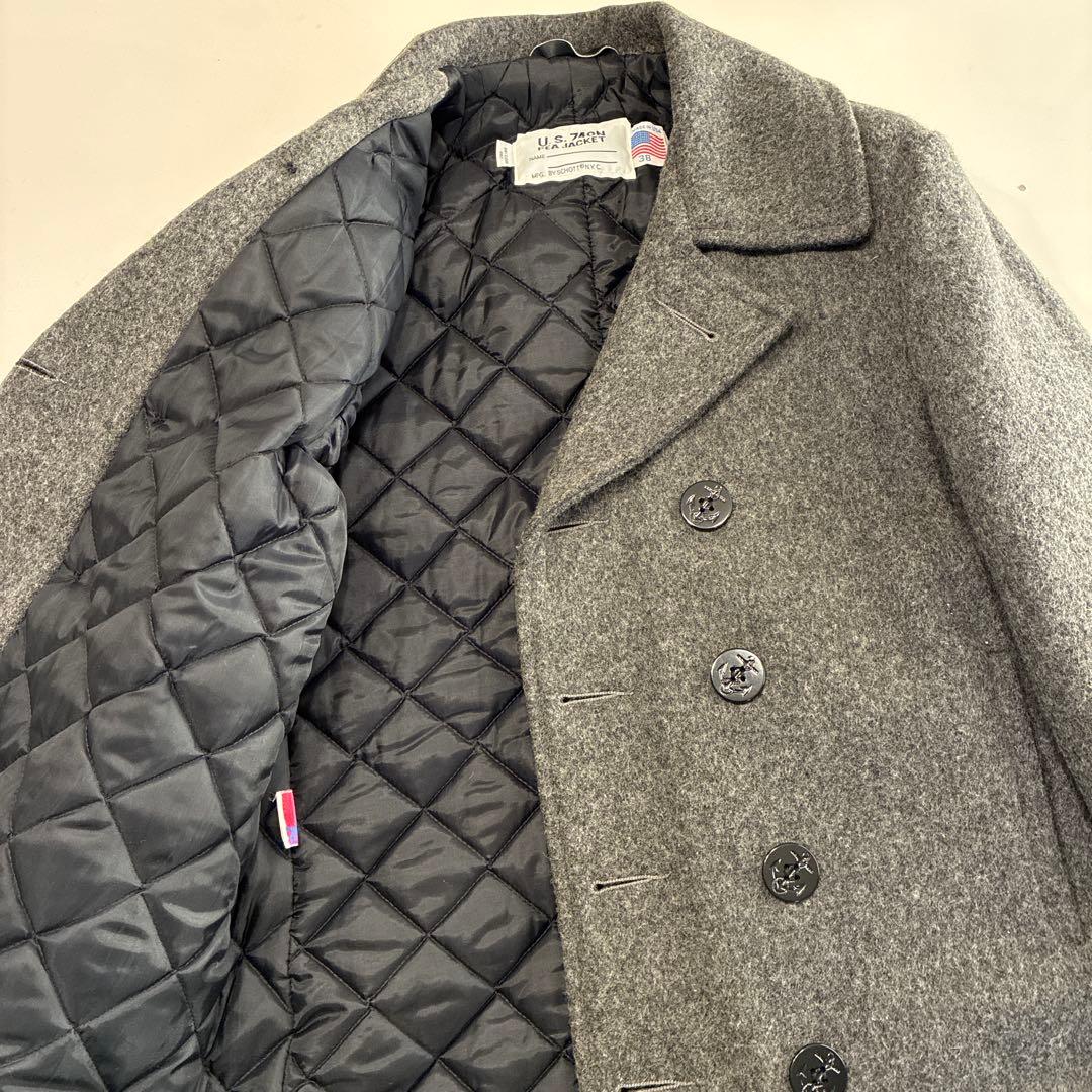 U.S. 740N PEACOAT ダブルピーコート SCHOTT - メルカリ