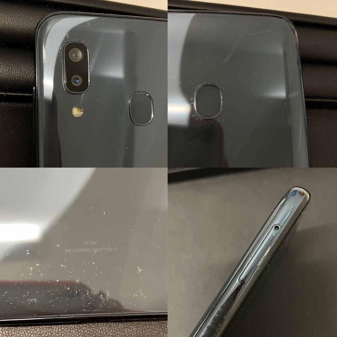《美品》 Galaxy A30 ブラック スマートフォン SCV43 64GB