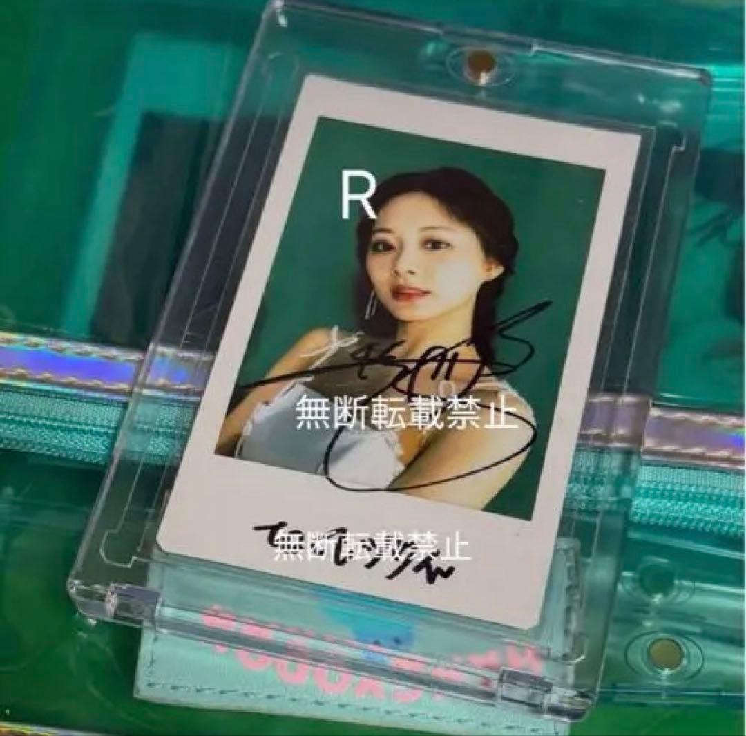 ツウィ縦 チェキ #TWICE3 サイン ポラロイド TWICE twice