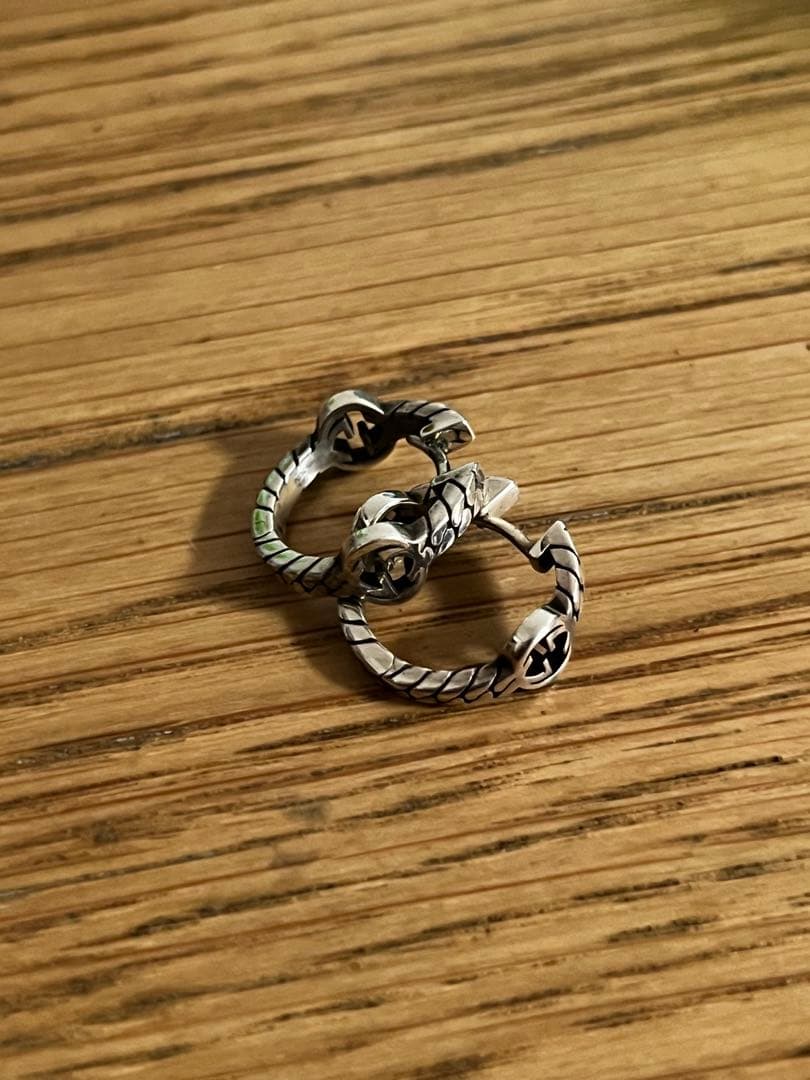 達*8様 GUCCI インターロッキング フープピアス 志尊淳 佐藤健着用