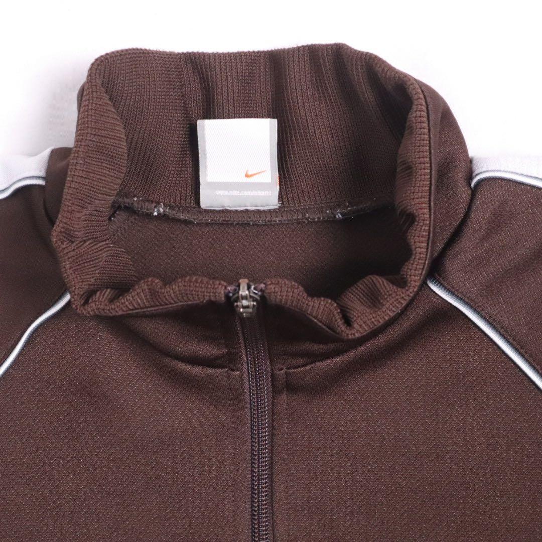 NIKE】00s ナイキ トラックジャケット ブラウン ジャージ y2k - メルカリ