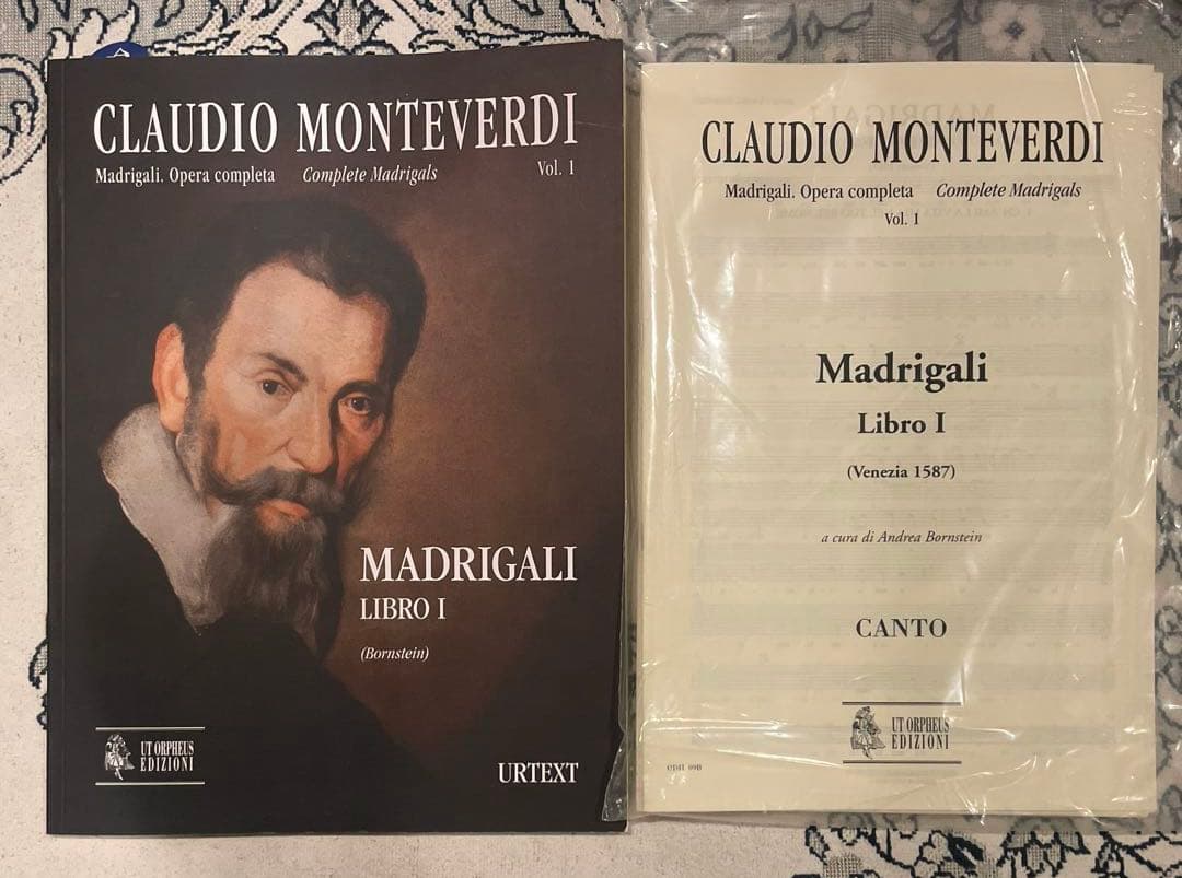 モンテヴェルディ＜マドリガーレ〉全集　スコアとパート譜セット（新品） 11枚組】モンテヴェルディ：マドリガーレ全集（クラウディオ