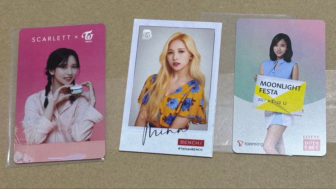 【TWICE】ミナトレカ 3枚セット twice ミナ トレカ 3枚セット - メルカリ