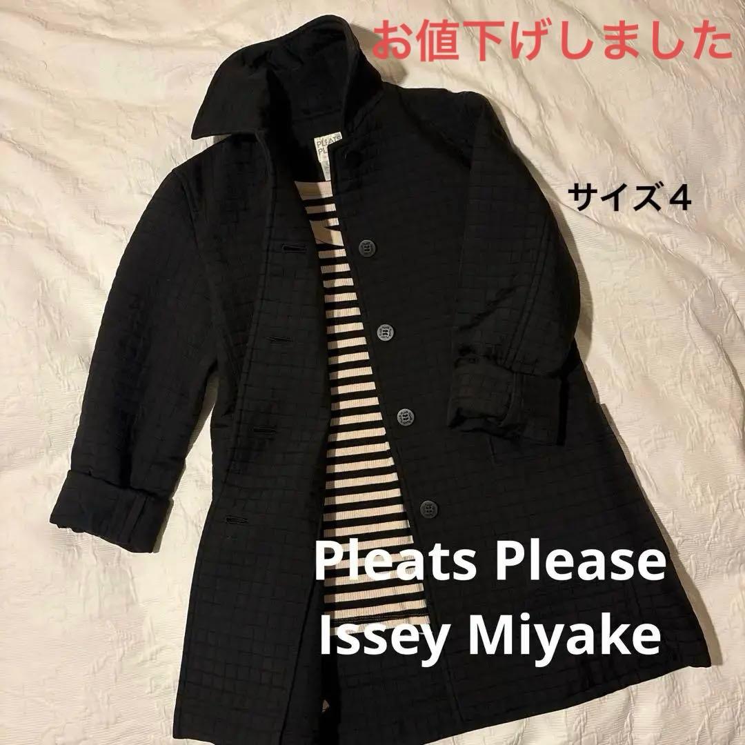 PLEATS PLEASE 黒ジャケットコート PLEATS PLEASE ISSEY MIYAKE #wpc プリーツプリーズ PLEATSPLEASE
