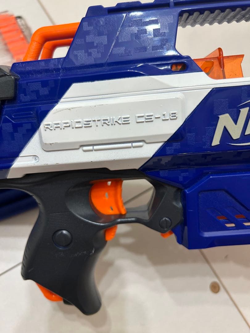 NERF ラピッドストライク CS-18 オレンジトリガー - メルカリ