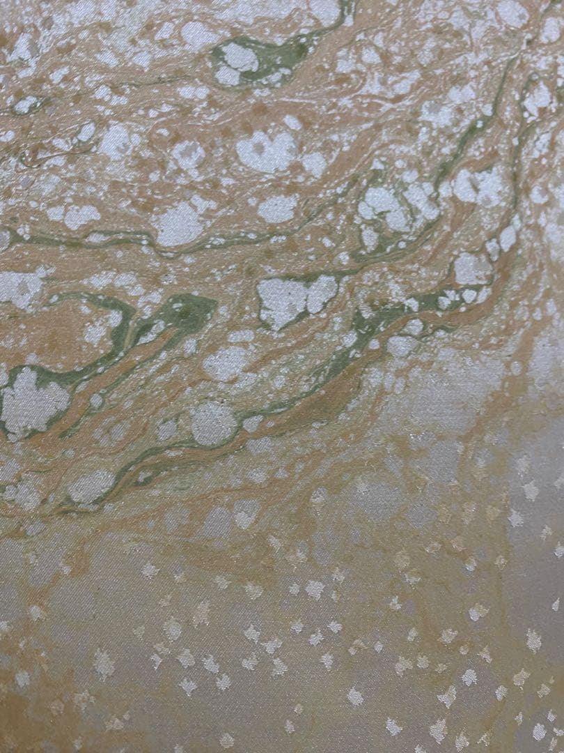 トールサイズ　小紋 正絹　未使用　しつけ付　着丈174 裄71