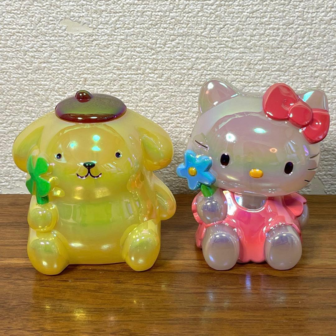 サンリオ ぴかぴかオルゴール 2種セット キティ、ポムポムプリン 2000年製