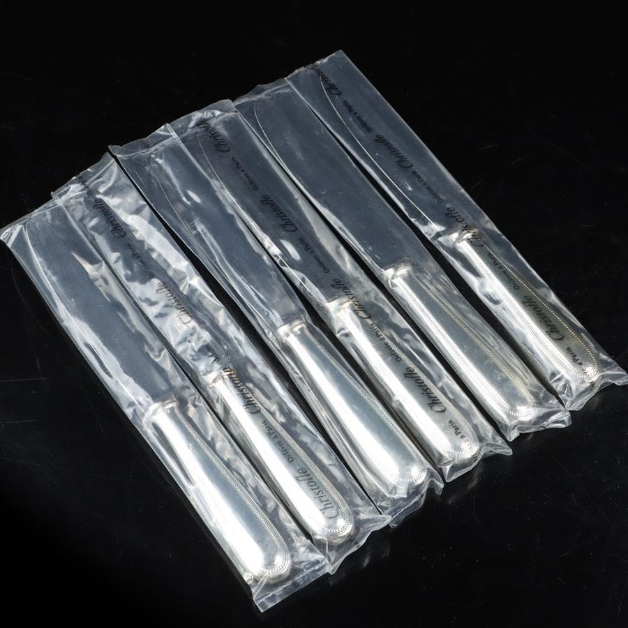 Y2798-1 クリストフル パール テーブルナイフ 6本セット - メルカリ