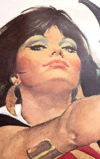 アメコミ VAMPIRELLA 1972年 米国製 等身大ポスター 中古品