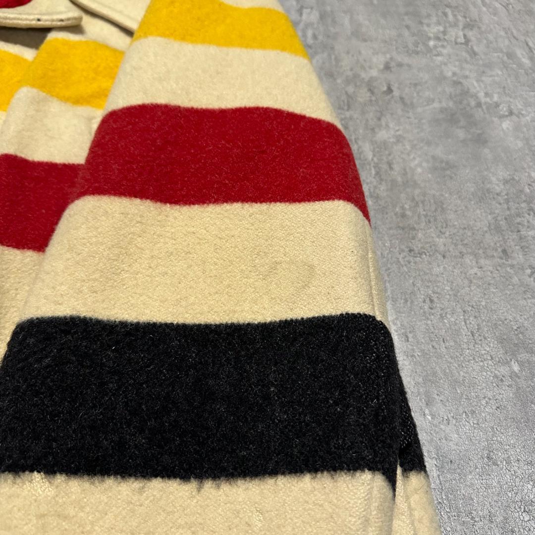 Woolrich ウールリッチ Pコート マルチボーダージャケット - メルカリ