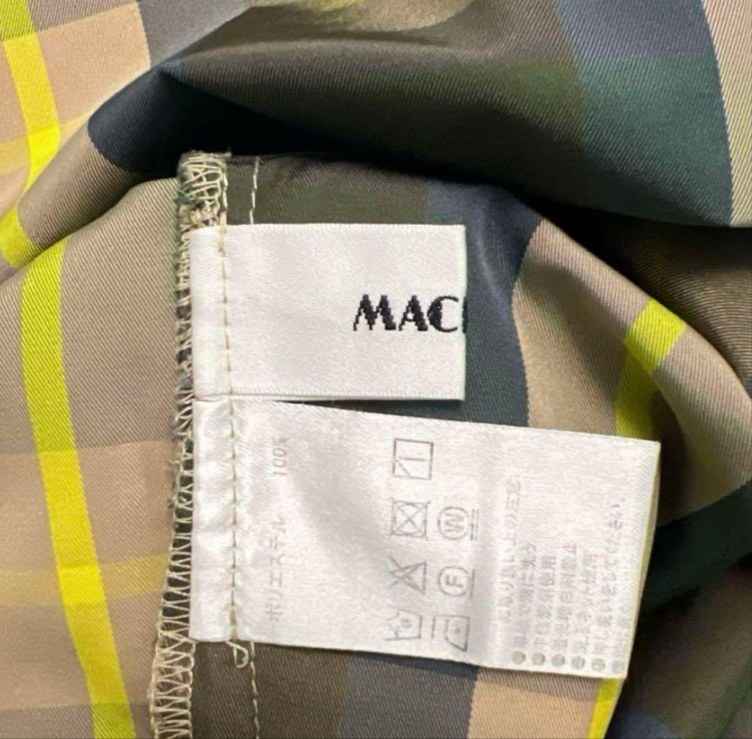 MACHATTマチャットスタンドカラーオーバーチェックシャツの通販はau