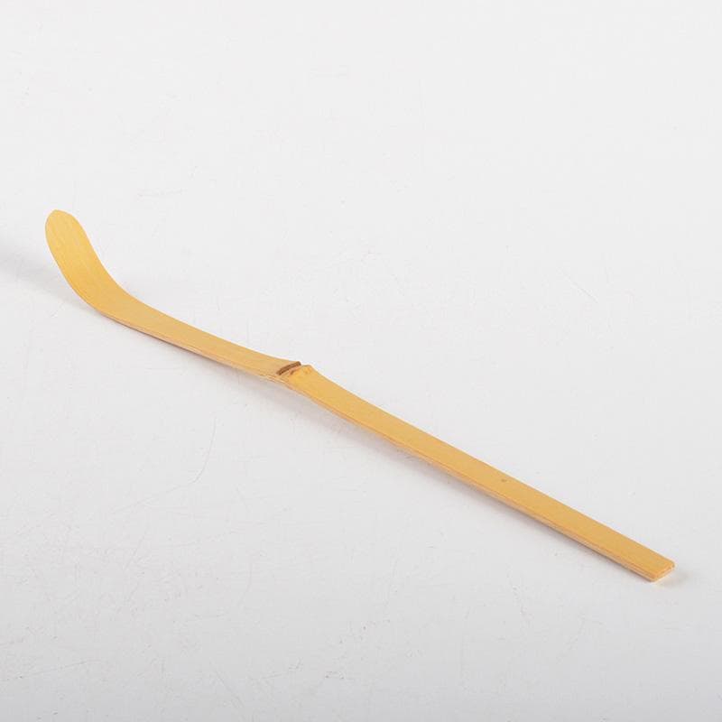 茶道具 裏千家十五代鵬雲斎 自作 茶杓 銘「庵の友」 共筒共箱 V 6329