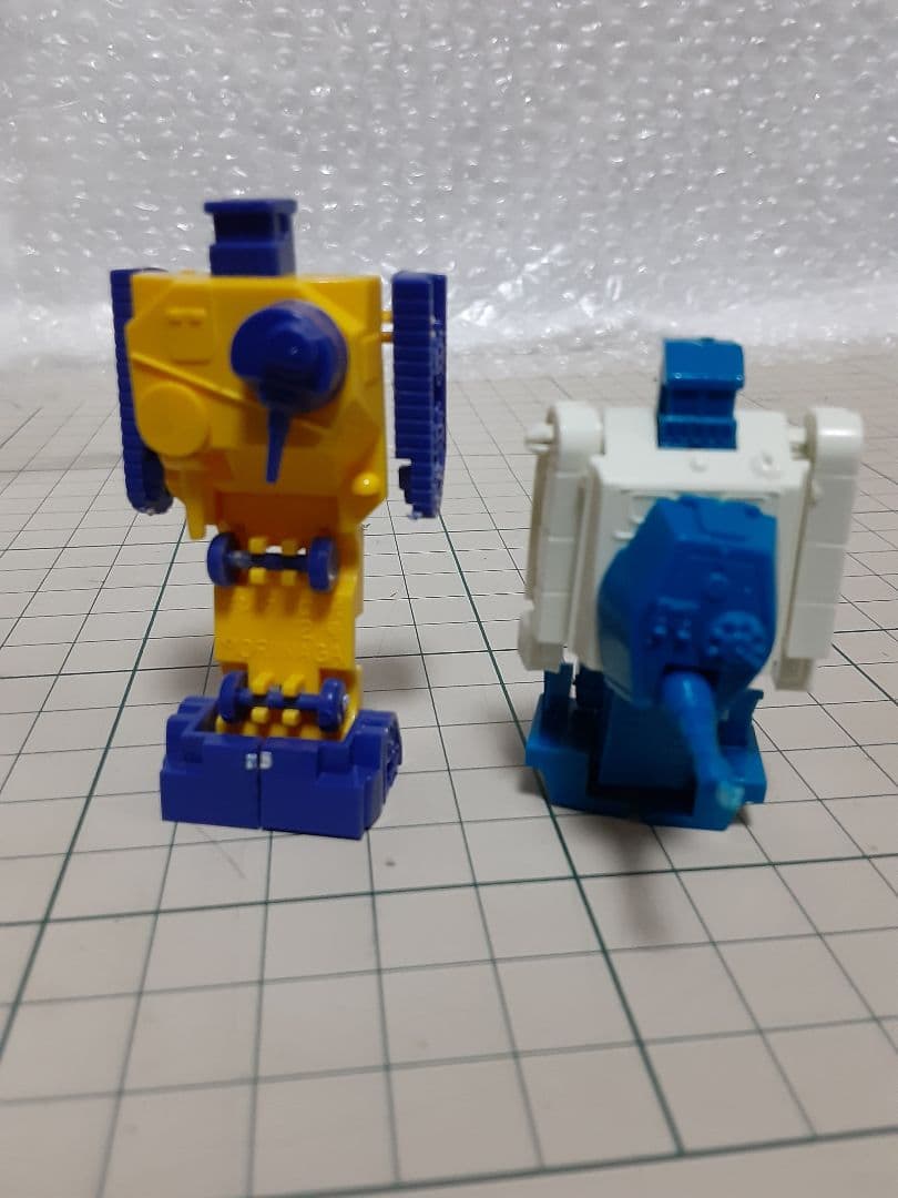 ジャンク 森永 食玩 ミニプラ マシンロボクラブ タンクロボ 1号 2号