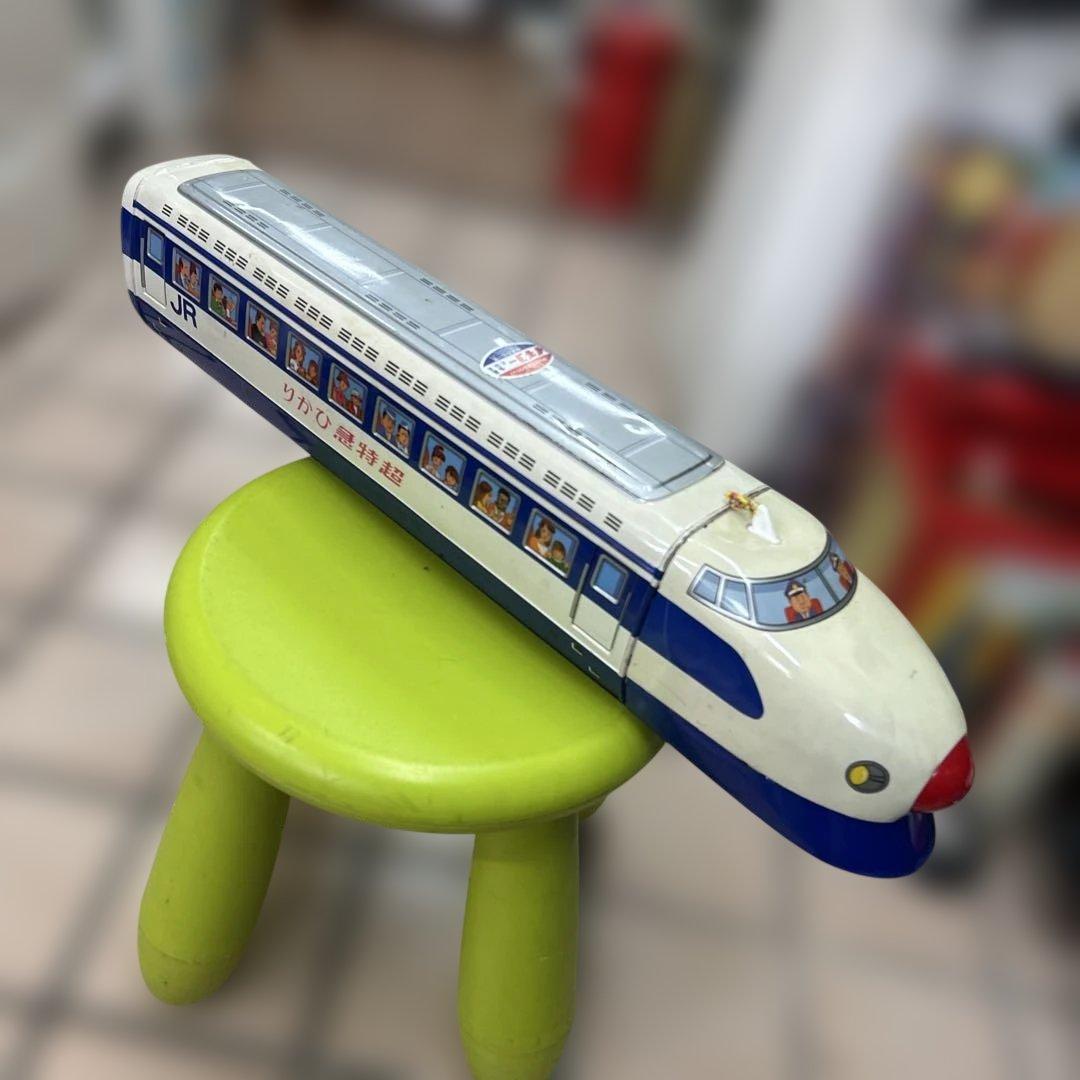 イチコー ブリキの電車 新幹線 ひかり号 全長60cm当時物 玩具 超特急