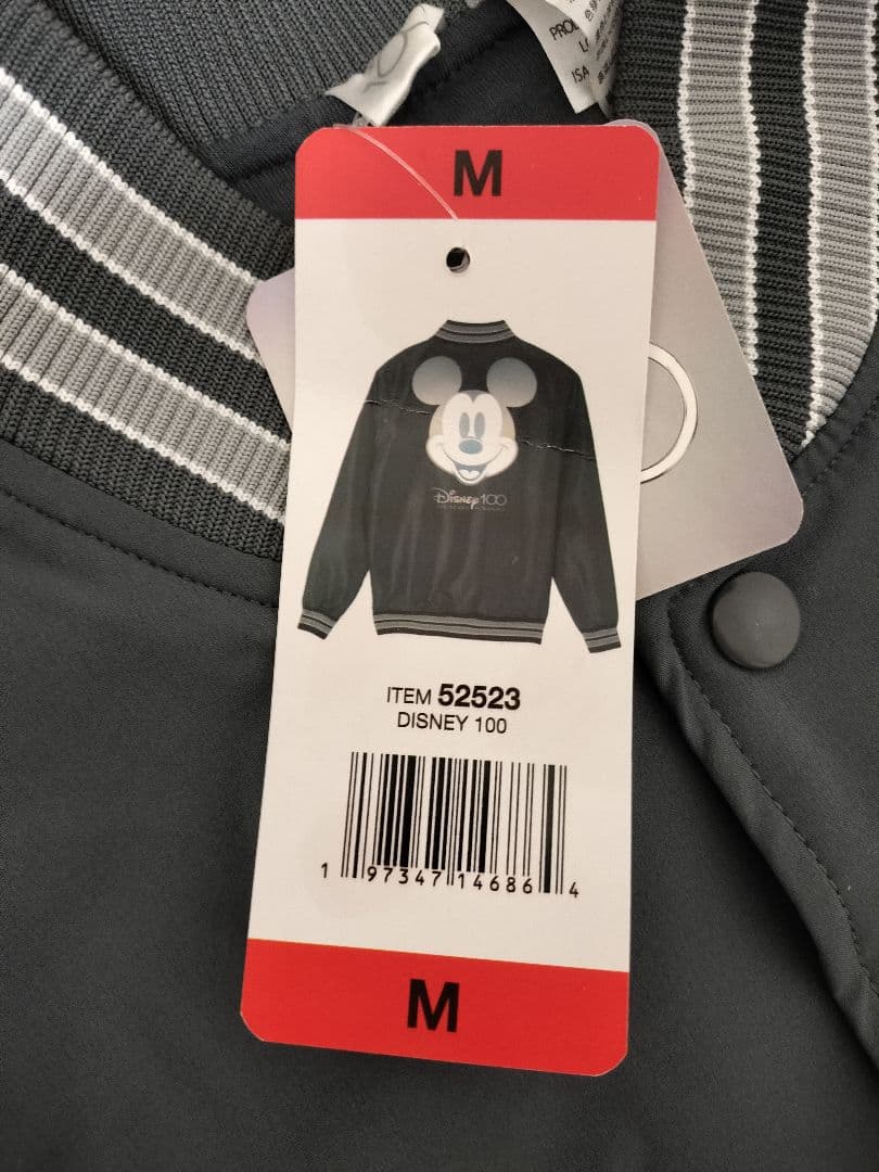 新品タグ付き】ディズニー100周年 スタジャンジャンパー/スタジャン