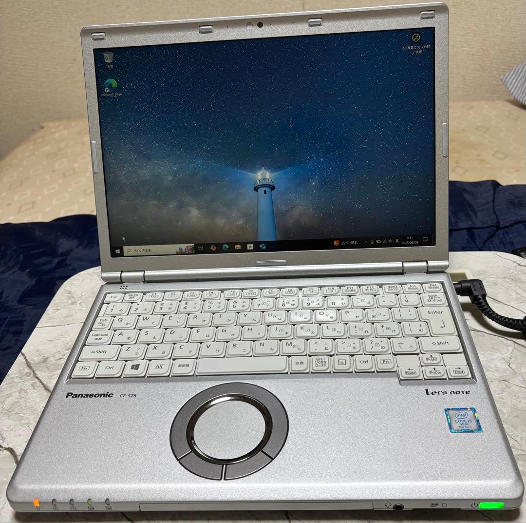 Panasonic レッツノート CF-SZ6 作動確認済み Let's note Panasonic ノートPC CF-SZ6 レッツノート i5第7世代-7200U