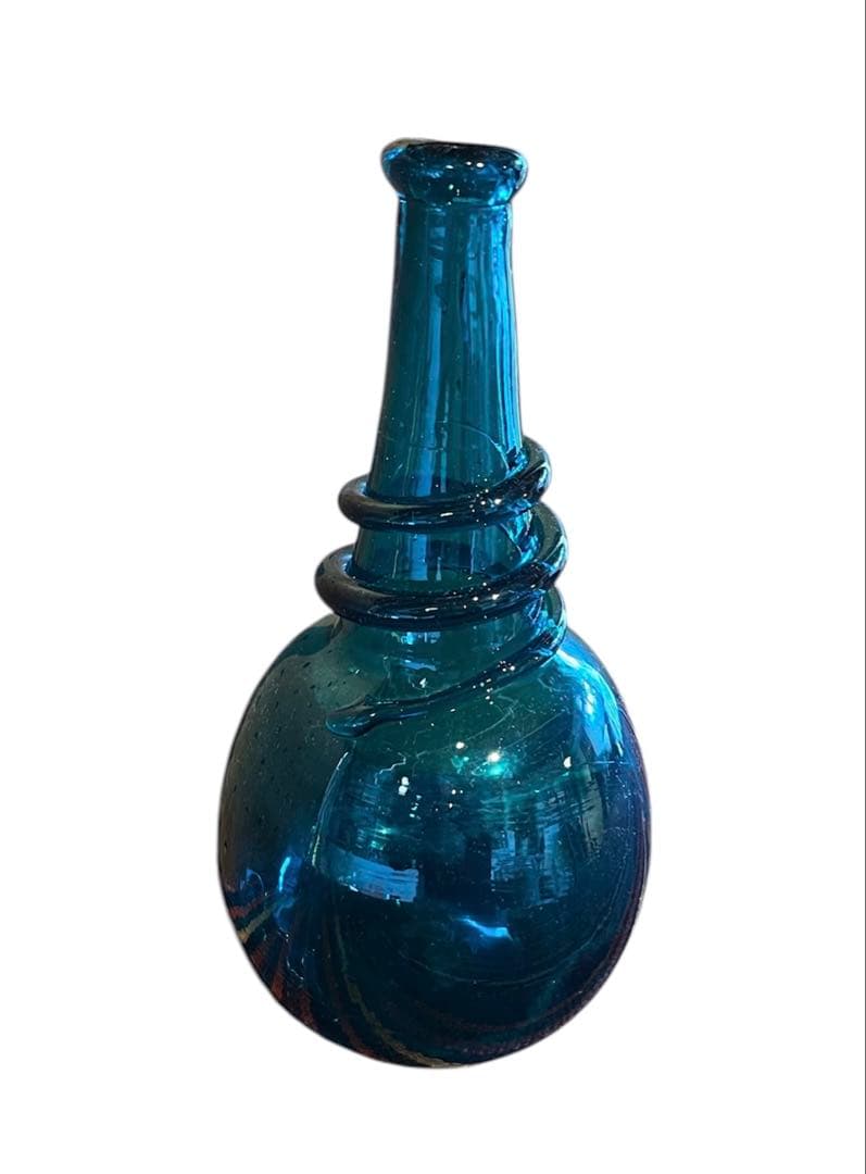 小谷真三「紐飾扁花瓶」/花瓶/倉敷ガラス/小谷眞三 - メルカリ