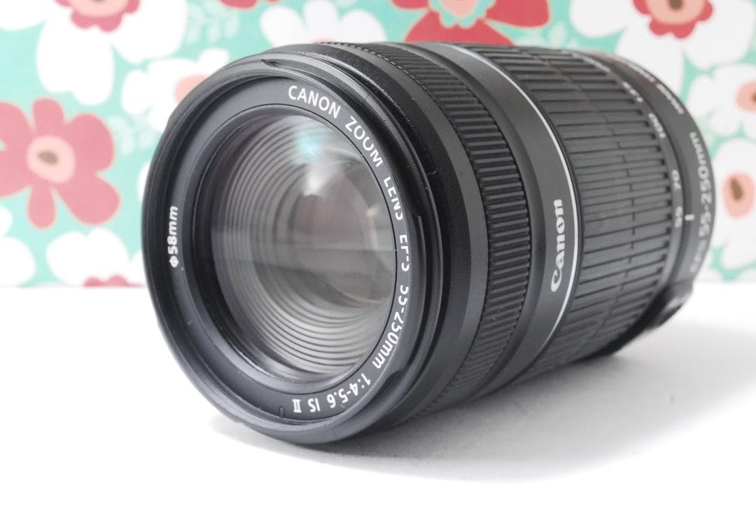 ❤Canon EF-S 55-250mm F5.6 IS II❤手振れ補正❤ - メルカリ