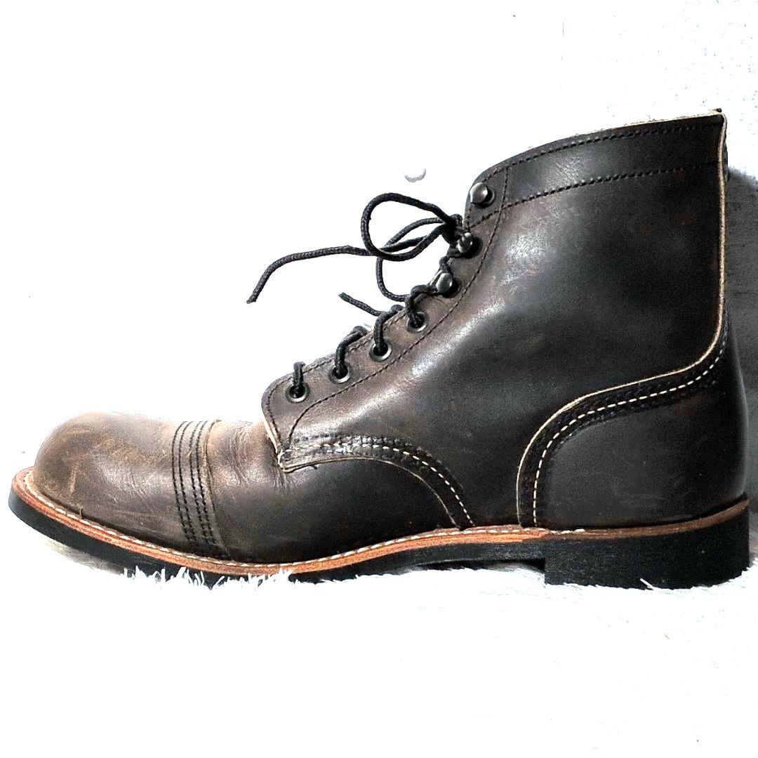 希少 美品】レッドウィング アイアンレンジャー チャコール 8086 8D