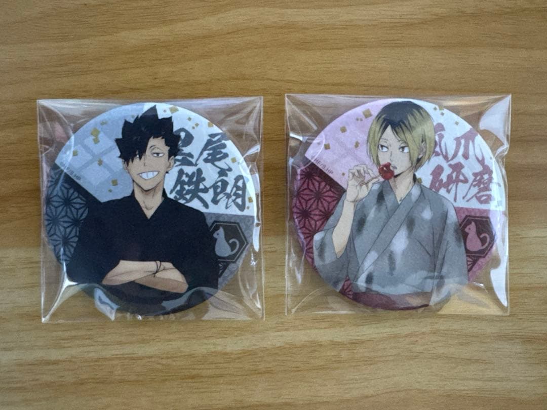 ハイキュー 和紙風缶バッジコレクション 黒尾 孤爪 - メルカリ