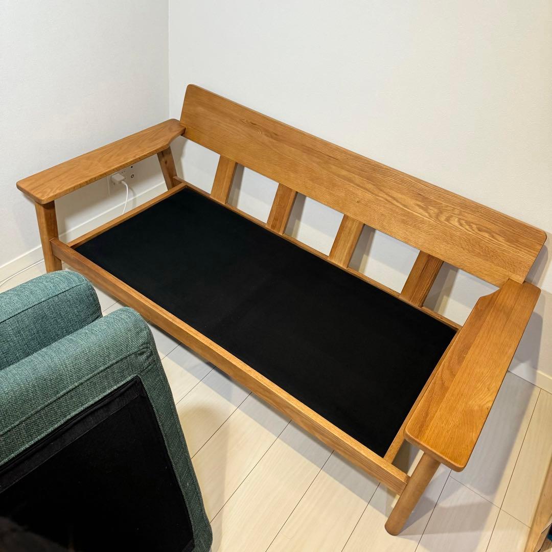 unico ウニコ KIRP キルプ カバーリングソファ 2シーター 緑 - メルカリ