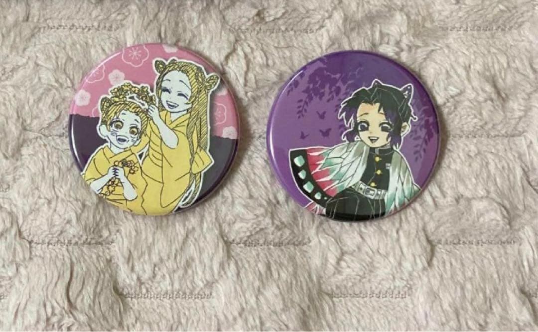 鬼滅の刃 しのぶ カナエ 缶バッジプチ 子供時代 - メルカリ
