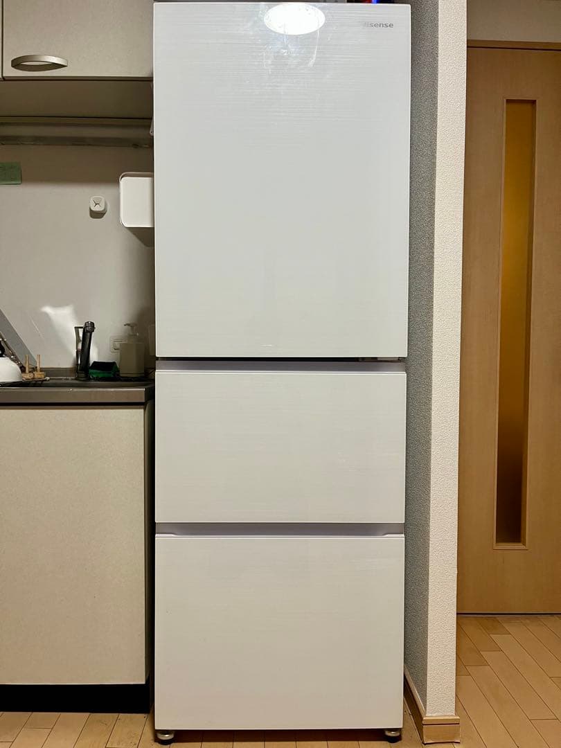 Hisense282L冷蔵庫 2024年製送料12,000円込み(たのめーる便) ♻️送料設置無料 Hisense ノンフロン冷凍冷蔵庫 HR-B12E2W HR-B12E2W