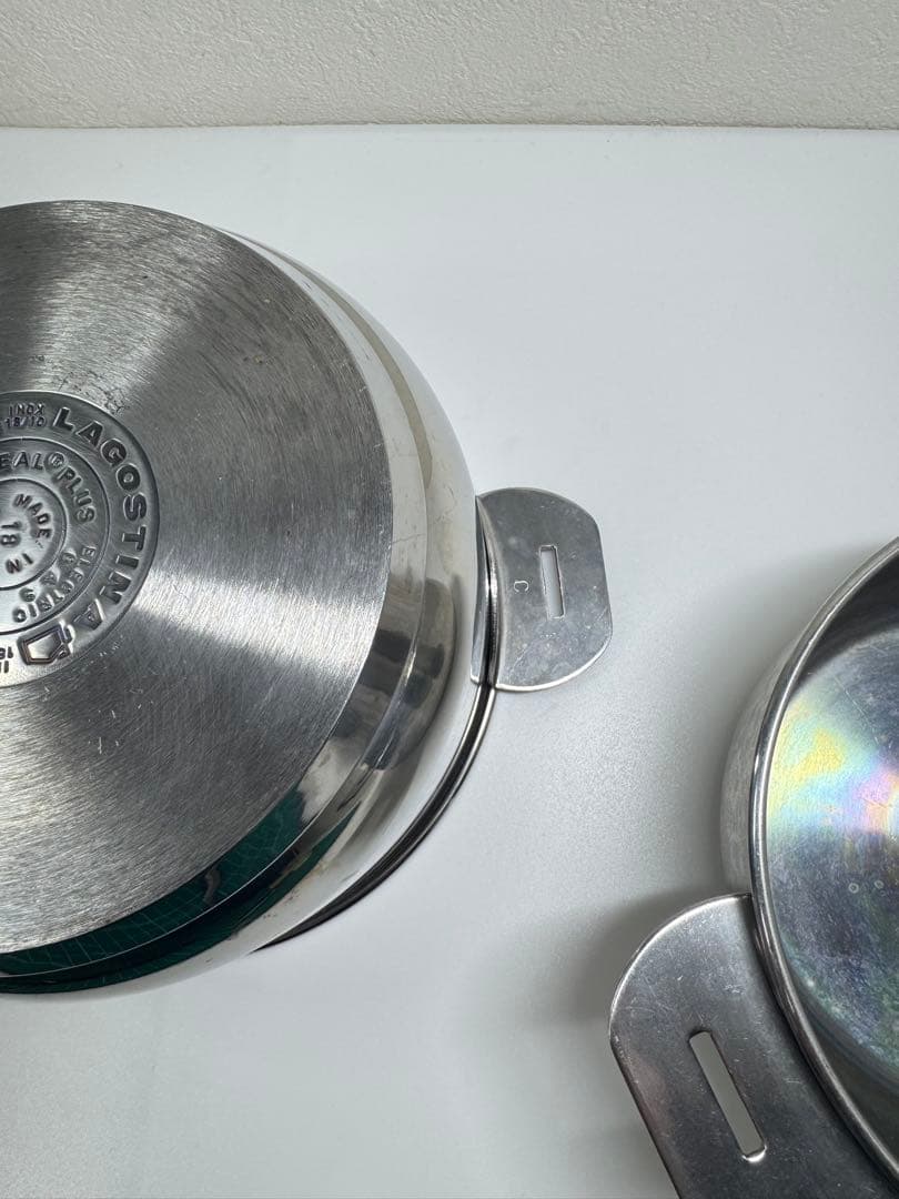 LAGOSTINA ステンレス 両手鍋 3点セット 14•18•20cm - メルカリ