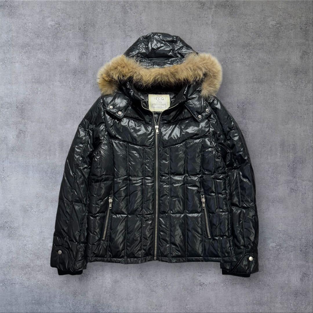 Y2K ikka ファーダウン グランジ 平成 ネオギャル男 お兄系光沢