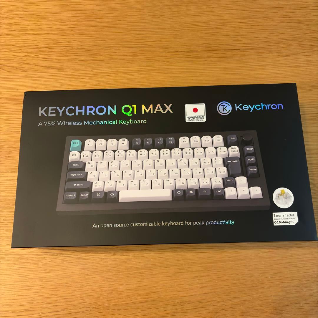 キークロン Keychron Q1 Max バナナ軸メカニカルキーボード - メルカリ