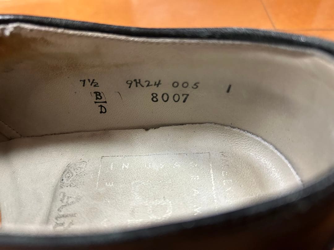 ALDEN BEAMS PLUS別注 8007 スリッポン 7.5D 25.5