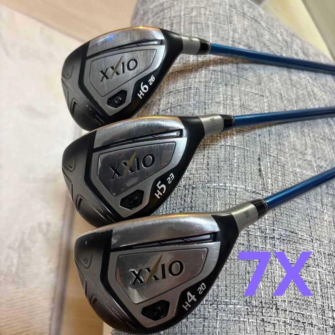 XXIO 10 ユーティリティクラブ 3本セット XXIO セット販売 3本セット XXIO14 ブルー/ホワイト レディース