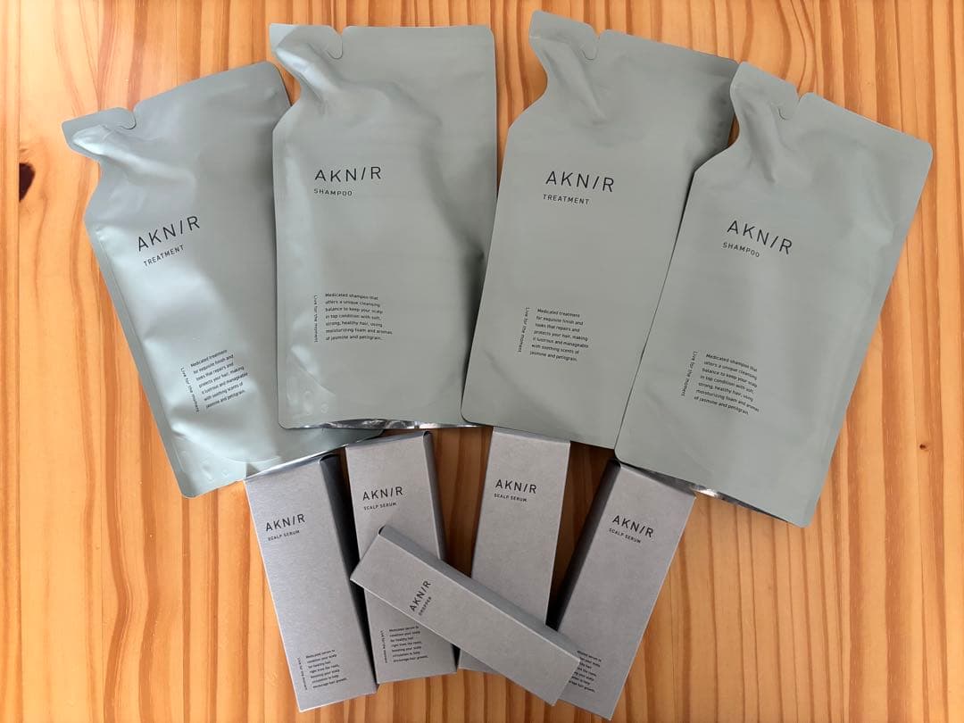 AKN/R アクニー 薬用シャンプー、トリートメントセット 薬用ヘアシャンプー&トリートメントセット初回【ローズ×サンダルウッド