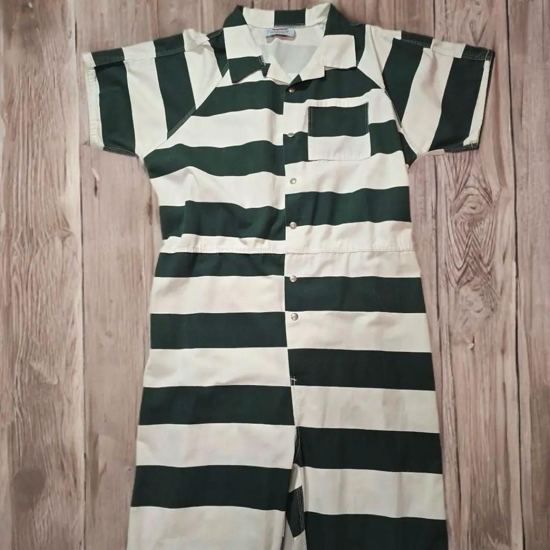 BOB BARKER 囚人服 プリズナーつなぎ ボーダー 3XL メキシコ製 - メルカリ
