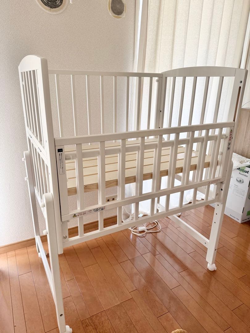 大和屋 yamatoya ミニベビーベッド ノモック　Wオープンハイタイプ ノモック Wオープンハイタイプ ミニベビーベッド – ベビーベッド
