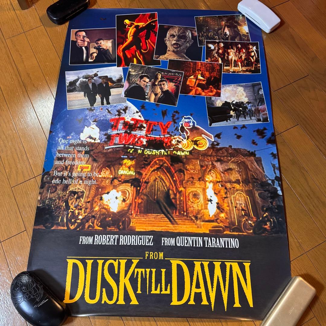 映画 フロム・ダスク・ティル・ドーン ポスター3枚セット 当時物