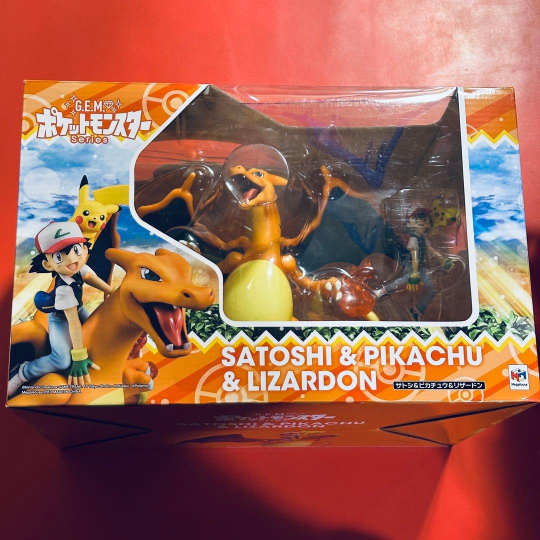 G.E.M.シリーズ ポケモン サトシ＆ピカチュウ＆リザードン フィギュア