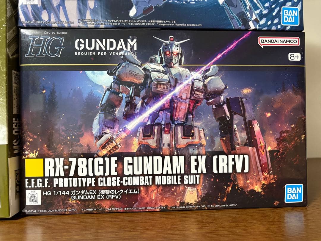 HG ガンダムジリウス&ガンダムEX&ザクII ルショーン機＆無識別型ザク