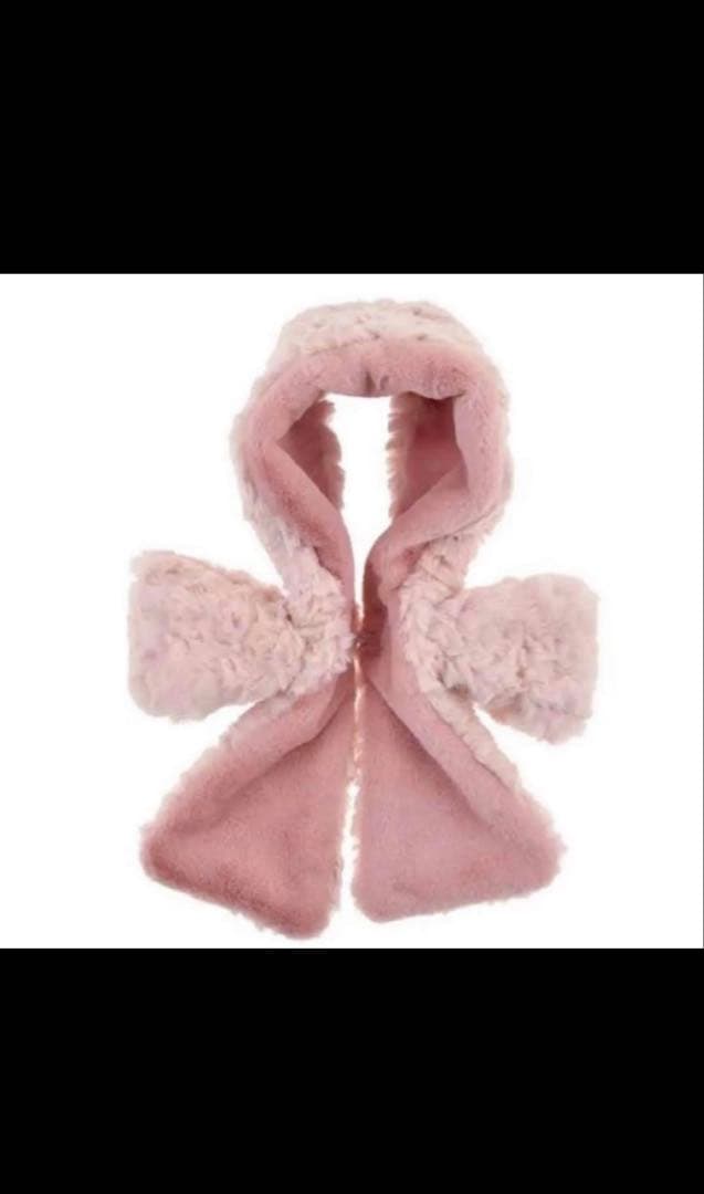 ディズニー マリーちゃん ピンクファーマフラー - メルカリ