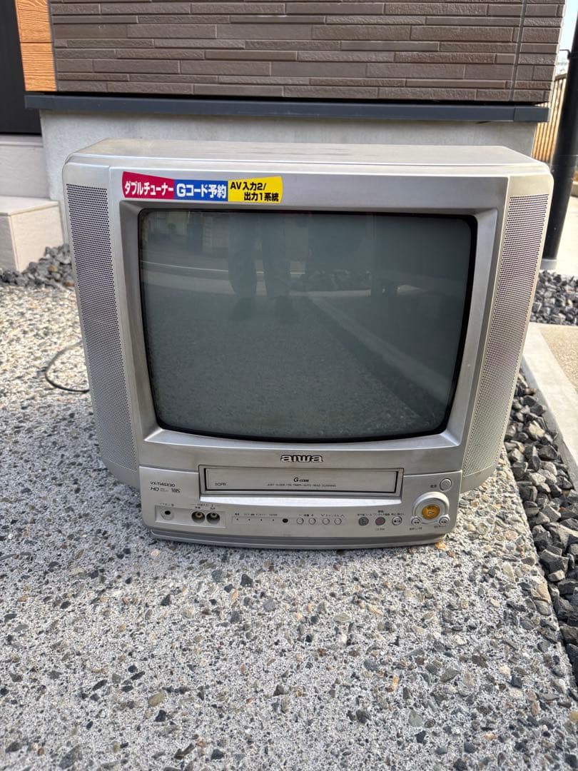 ブラウン管 テレビデオ アイワ AIWA VX-T14GX30 レトロ 昭和 - メルカリ