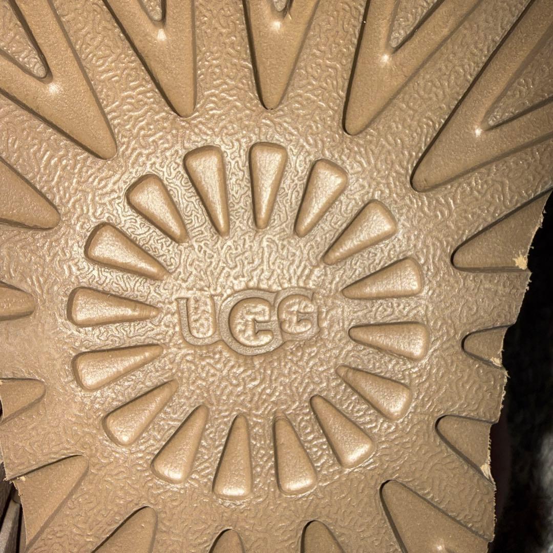UGG ピンクのムートンサンダル 未使用 サイズ39 25cm - メルカリ