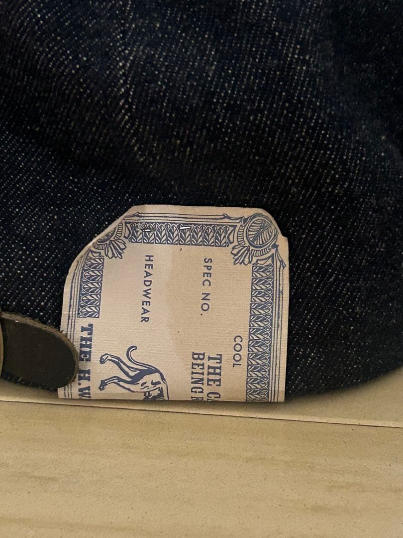 THE H.W.DOG&Co Schott デニム　トラッカー　キャップ　コラボ